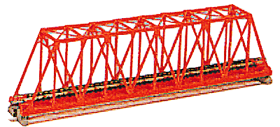 Single Truss Bridge 9 3/4" Red