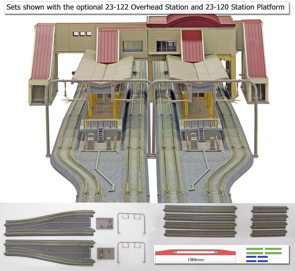 V15 Double-Track Set for Station