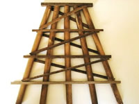 5 Large HO Scale Bents