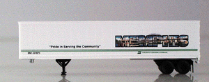 Burlington Northern Intermodal 45' Trailer Memphis #237875