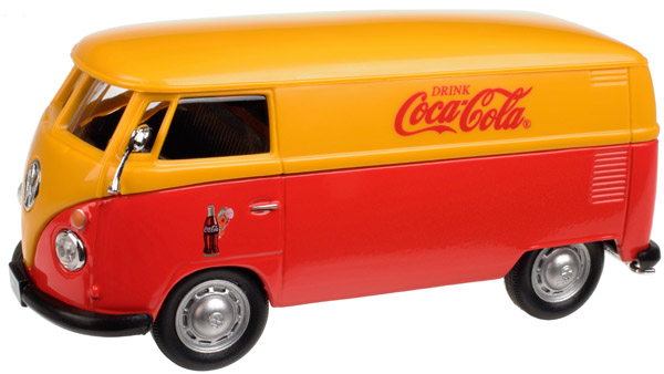 Coca-Cola 1962 Volkswagen panel van red/orange