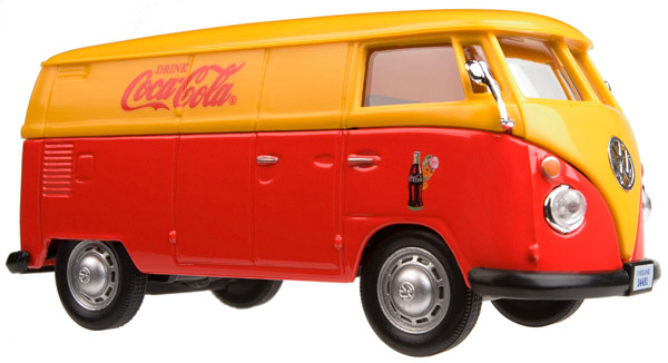 Coca-Cola 1962 Volkswagen panel van red/orange