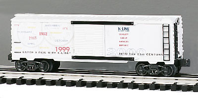 K-Line 1999 Christmas boxcar