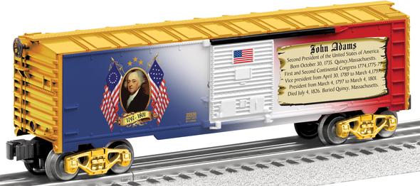 John Adams presidential boxcar