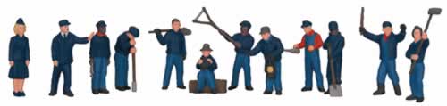 railroad workmen 12 piece figure set #3