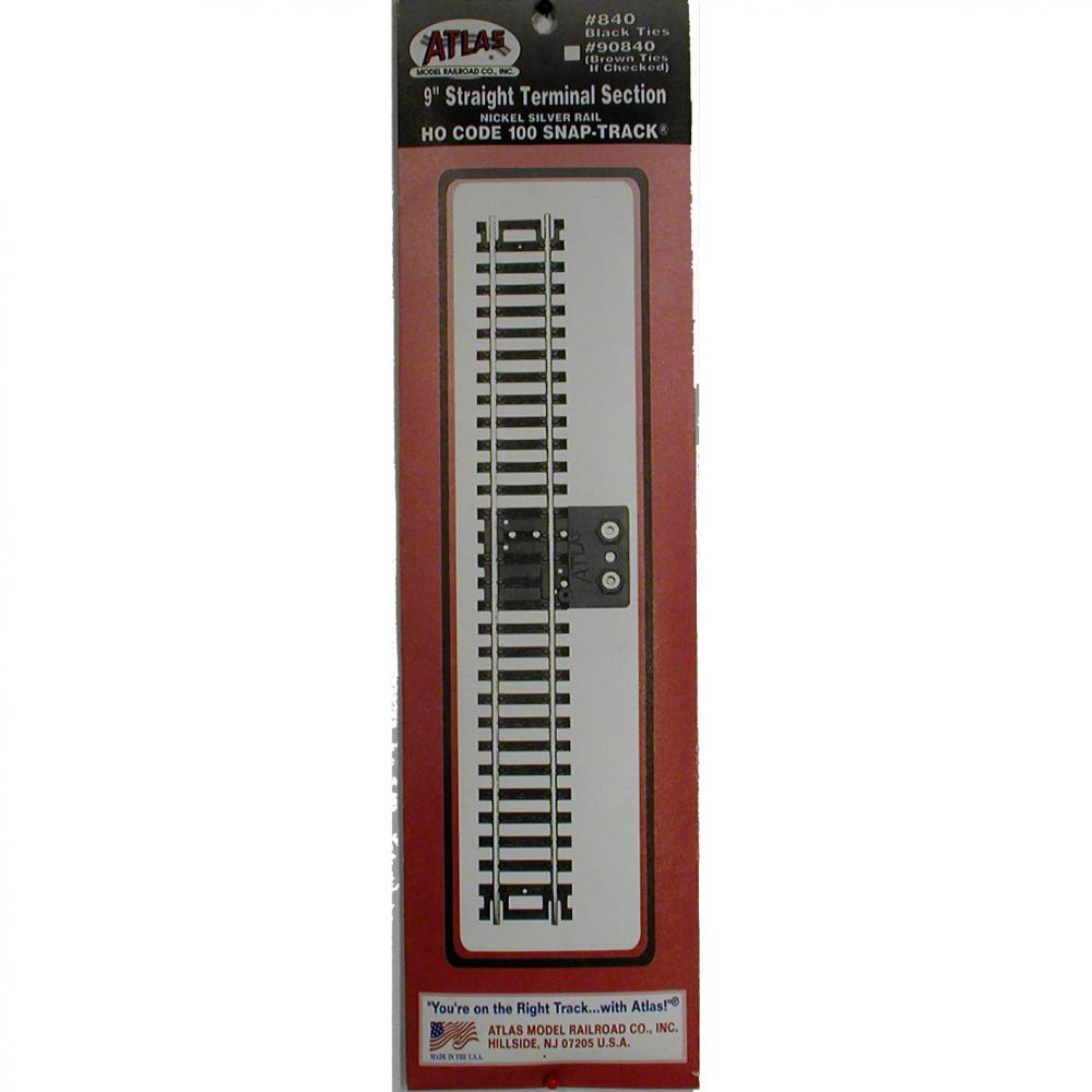 code 100 9" Straight Terminal Section
