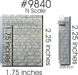 Single Stone Bridge Abutment 2-Pack