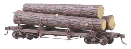 #103 Truss Log Car with Logs