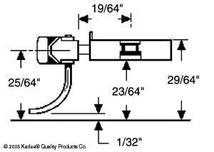 Medium Centerset Shank Plastic Couplers with Draft Gear Boxes