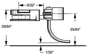 Medium Underset Shank Plastic Couplers w/ #233 Draft Gear Boxes