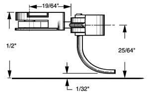 Medium Centerset Shank Plastic Couplers w/ #233 Draft Gear Boxes