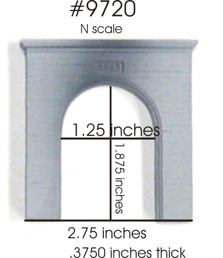 Single Concrete Tunnel Portal Two-Pack