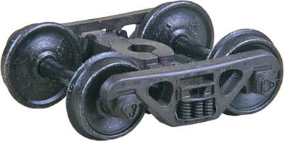 Roller Bearing 100-ton trucks with 36" smooth back wheels