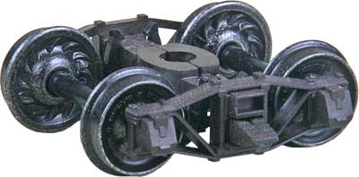 Arch Bar Caboose Trucks with 33" ribbed back wheels