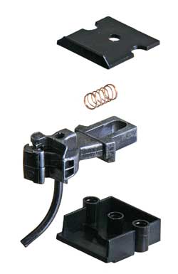 Short Centerset Shank Metal AAR Type “E” Coupler w/ Plastic Box