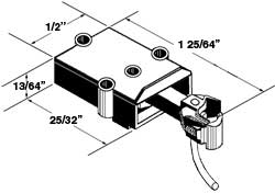 Long Centerset Shank Metal AAR Type “E” Coupler with Plastic Box