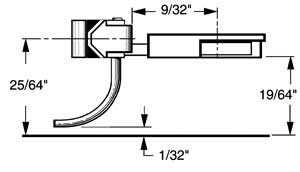 Medium Underset Shank Plastic Couplers with Draft Gear Boxes