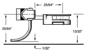 Long Underset Shank Plastic Couplers with #233 Draft Gear Boxes