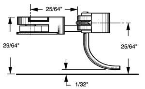 Long Underset Shank Plastic Couplers with #233 Draft Gear Boxes