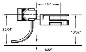 Short Underset Shank Plastic Couplers with #233 Draft Gear Boxes