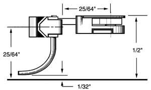 Long Overset Shank Plastic Couplers with #233 Draft Gear Boxes