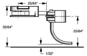 Long Overset Shank Plastic Couplers with #233 Draft Gear Boxes