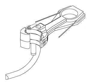 Medium Centerset Shank “SE” Shelf Metal Whisker® Couplers
