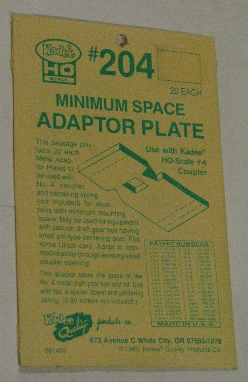 Minimum Space Adaptor Plate 20-pack