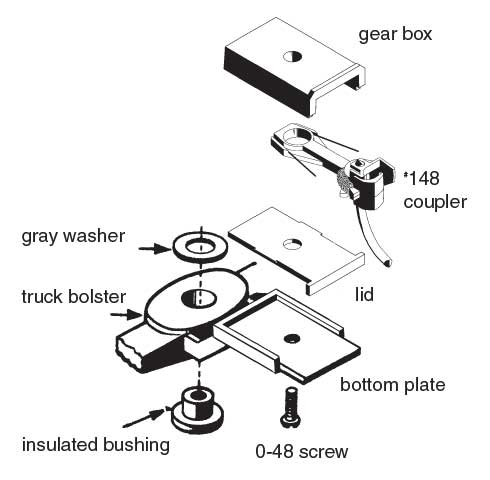 Arch Bar Trucks with Ready-To-Mount Couplers