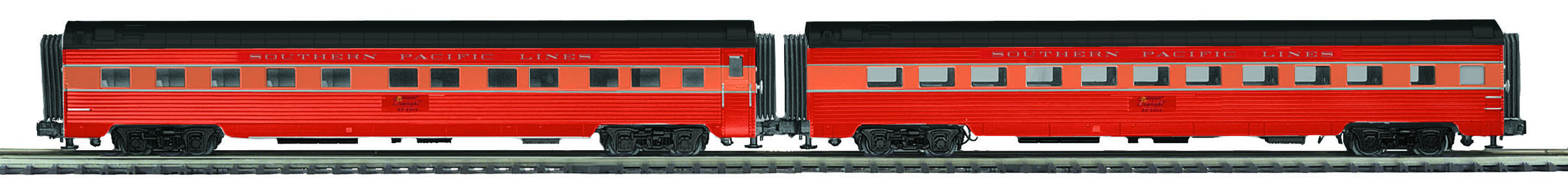 Southern Pacific Lines Daylight 70' streamlined sleeper / diner