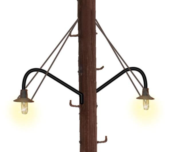 Scale Telephone Poles -  Assorted