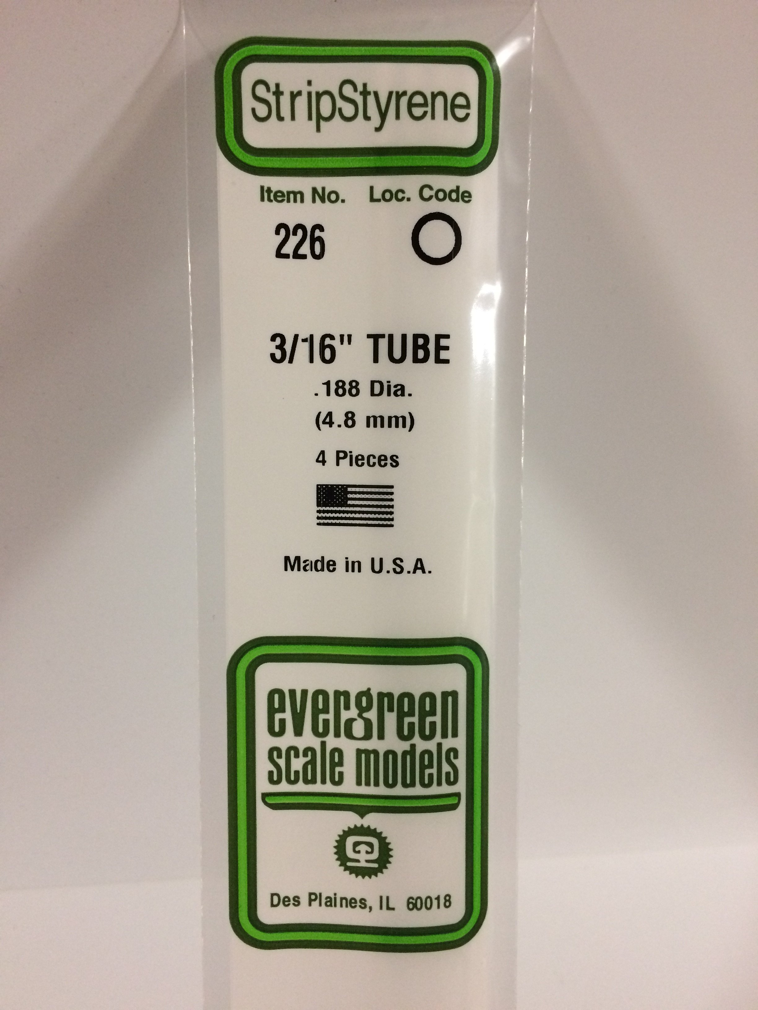 Round Tubing 3/16" 4-Tubes
