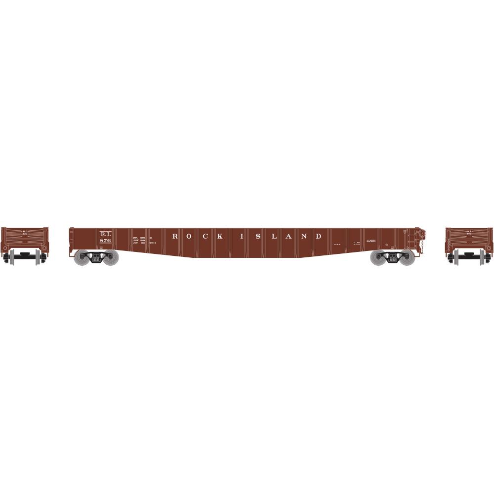 Rock Island 65' 6" Gondola #876