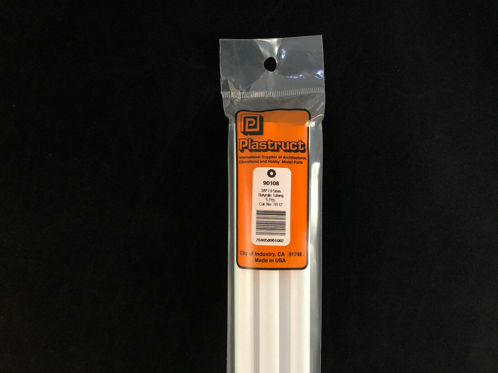 Round Tubing 3/8" 5-Pieces