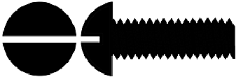 brass machine screw 00-90 x 3/16 round head 12-pack