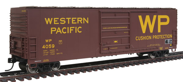 Western Pacific 50' Evans smooth side boxcar #4059