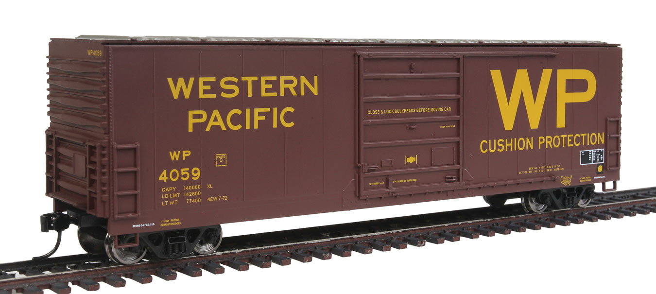 Western Pacific 50' Evans smooth side boxcar #4059