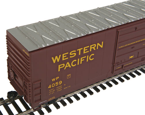 Western Pacific 50' Evans smooth side boxcar #4059