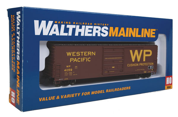 Western Pacific 50' Evans smooth side boxcar #4059