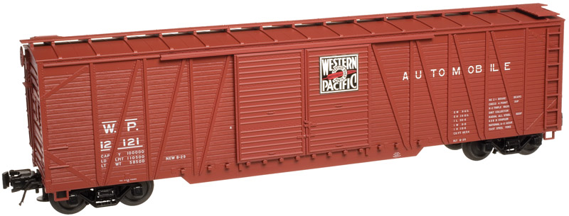 Western Pacific 50' single sheathed boxcar #12124