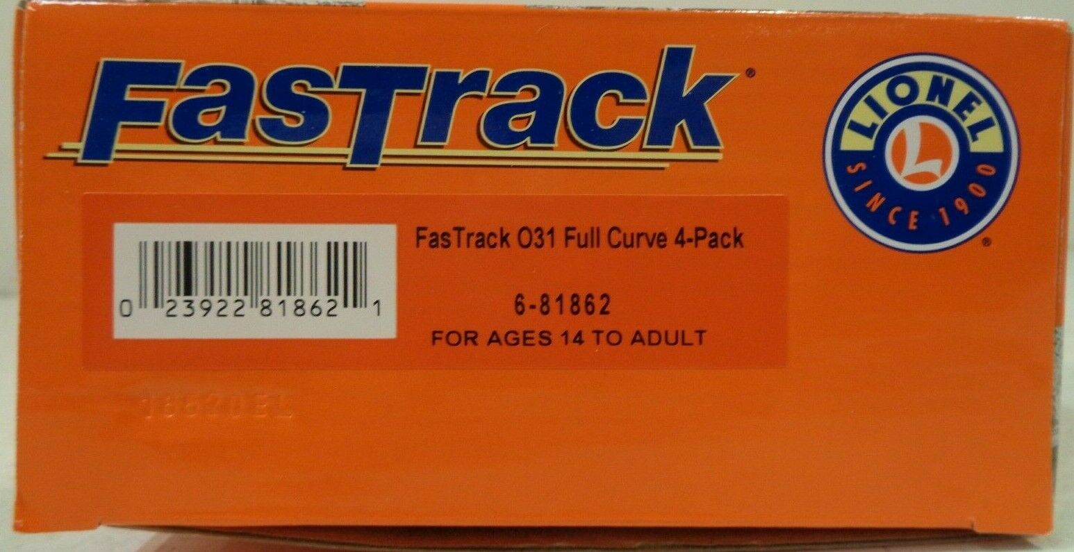 FasTrack O31 curved track 4-pack