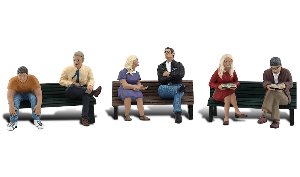 People On Benches figures