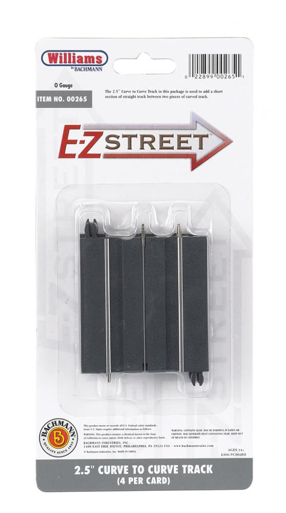E-Z Street™ 2.5" Curve to Curve Track 4-pack