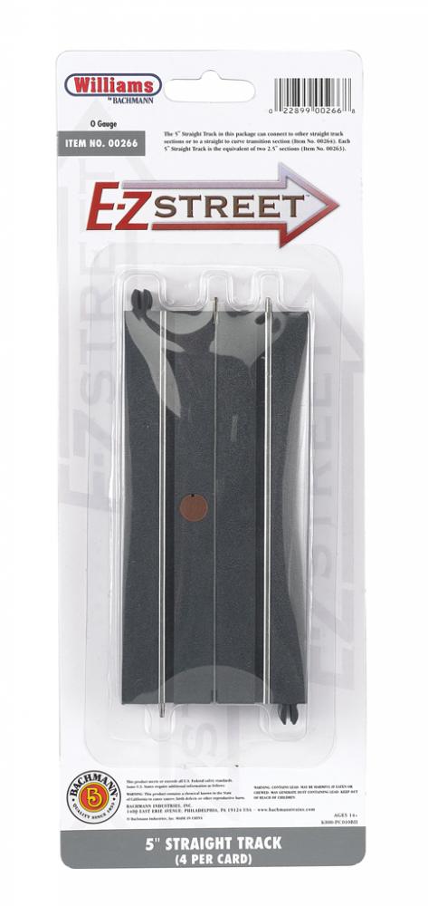 E-Z Street™ 5" Straight Track 4-pack
