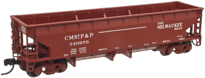 Milwaukee Road Ballast Hopper #340931