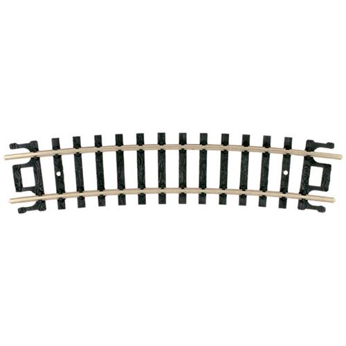 code 80 nickel silver half 11" radius curve 6-pack