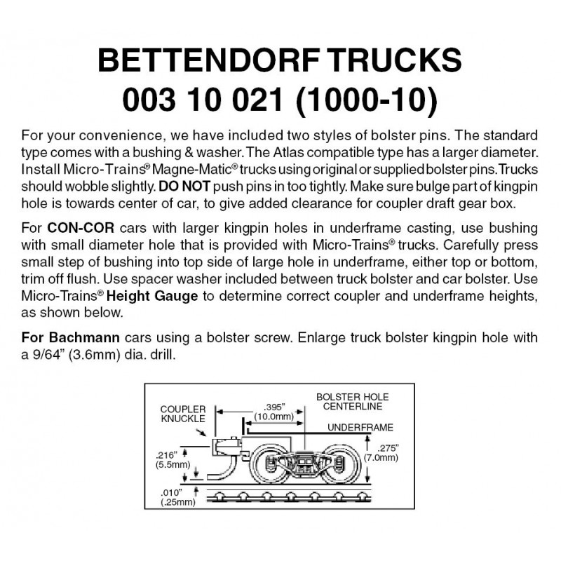 Bettendorf Trucks 10-Pair
