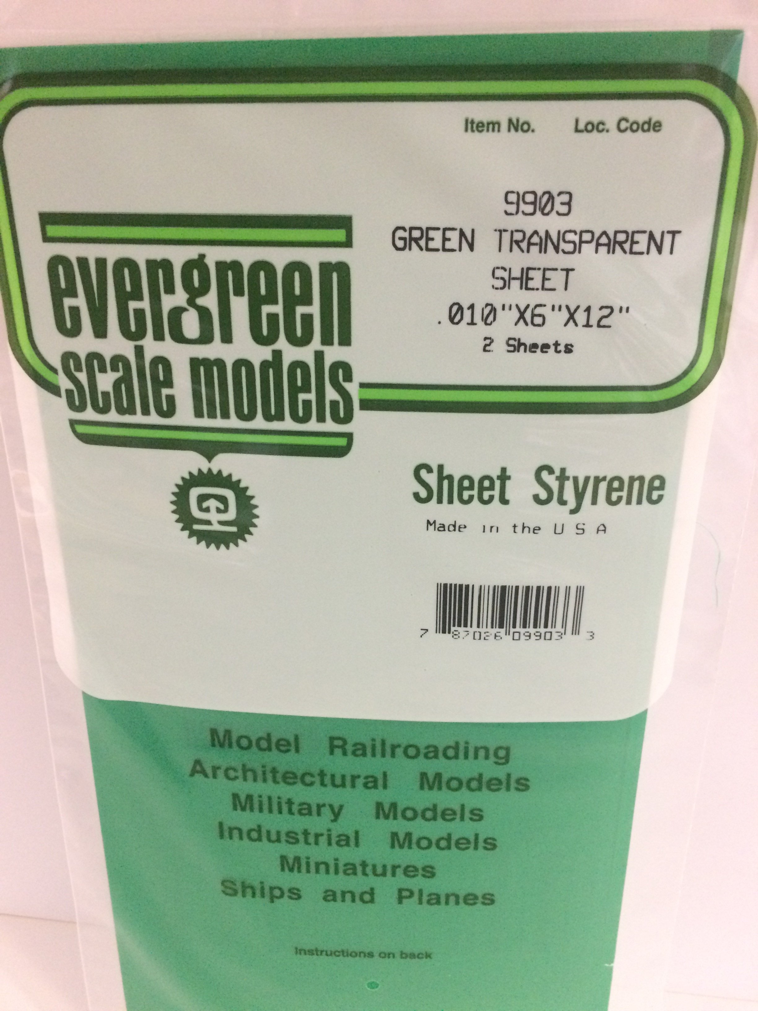Green Transparent Sheet