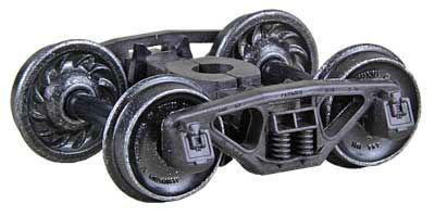 Bettendorf 50-Ton Self Centering Trucks with 33" Ribbed Back Wheels