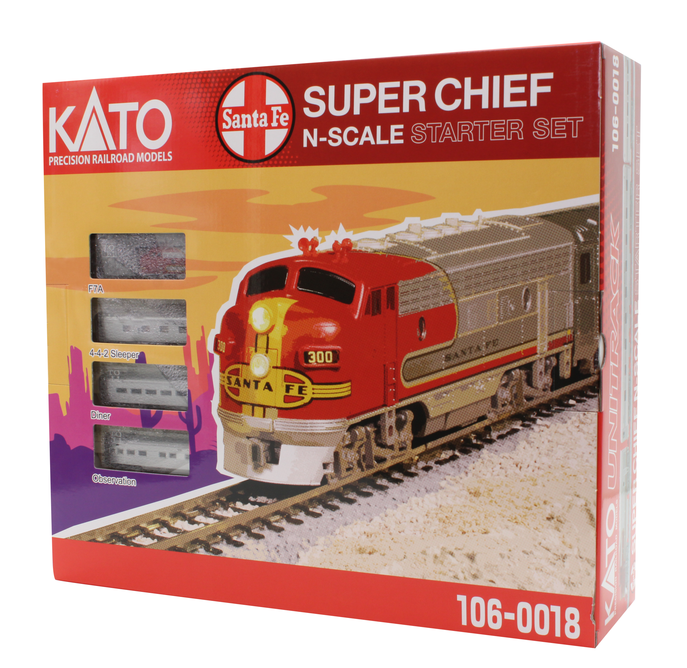 Santa Fe Super Chief N Scale Starter Set
